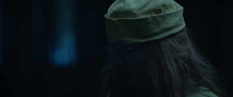 Saw him creep off with his long sword