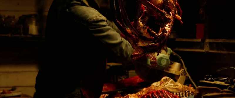 [saw whirring]
