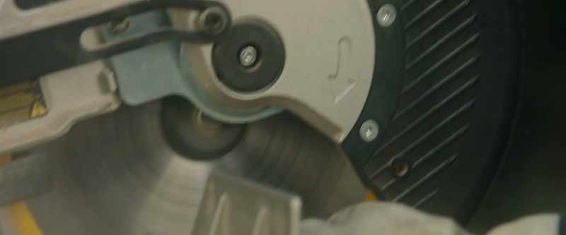 [saw whirring]