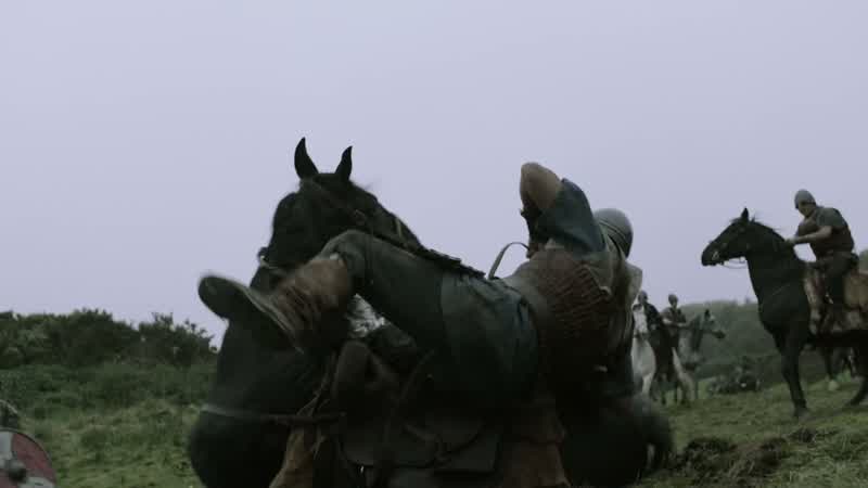 Saxon warrior: Move back!