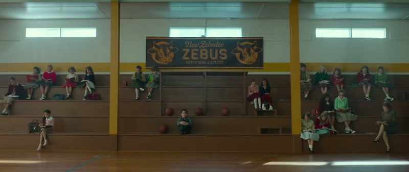 [school bell ringing]