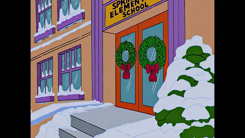 (school bell rings)