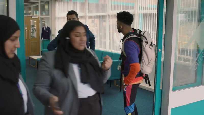 School's finished now. So, off you go. Thank you