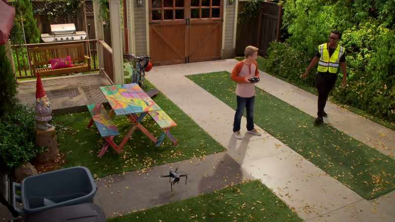 Science kid. You can make trash fly?