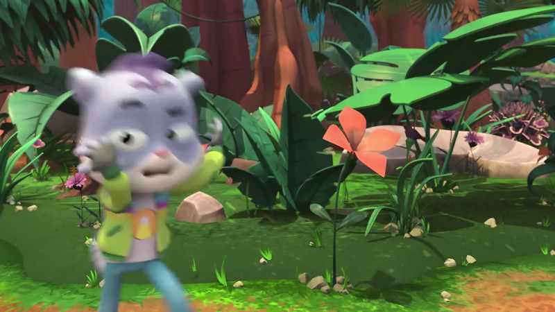 [scoffs] Catch her? Did you see the way she moved through the jungle?