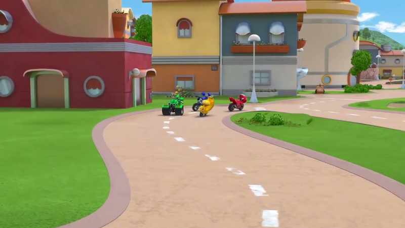 Scootio, where's the trash trailer now?