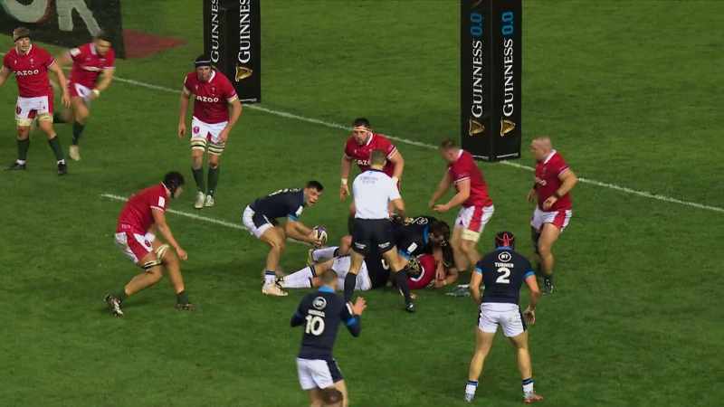 Scotland hunting for this try