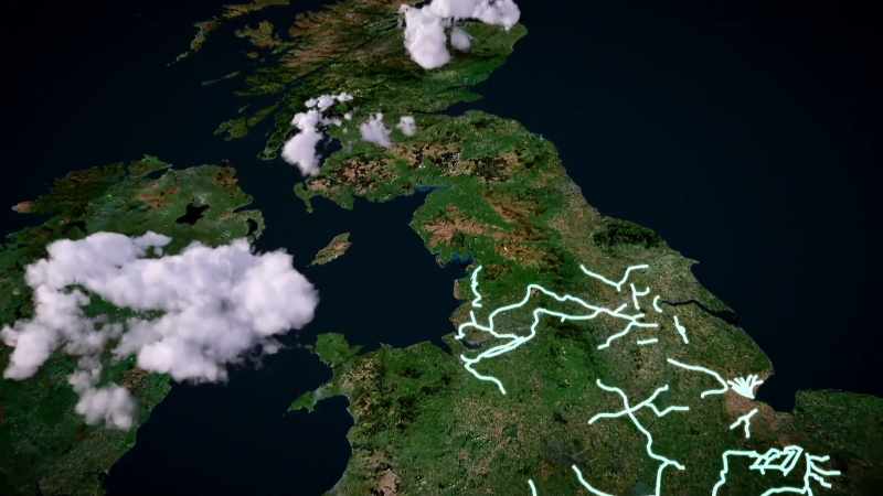 Scotland has two major canals that run between Glasgow and Edinburgh