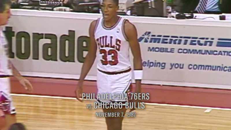 Scottie Pippen about to make his big-league debut