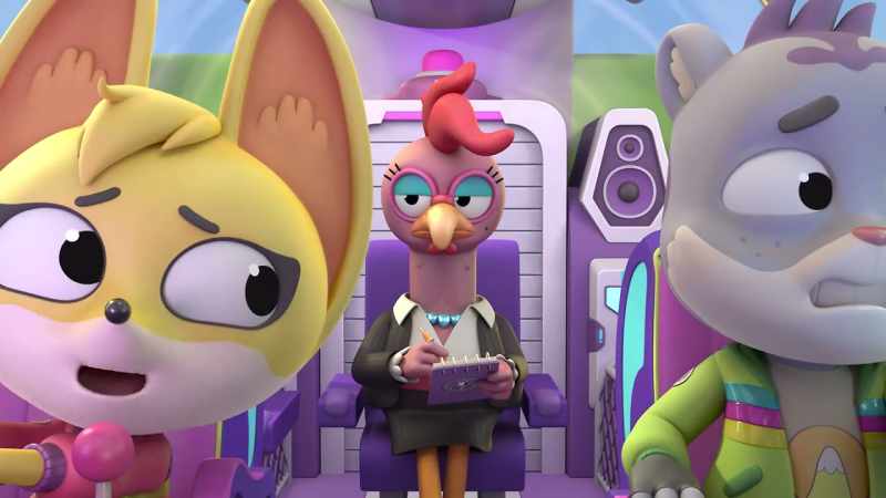 [Scratch squawks]