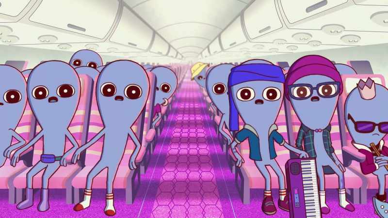 [screaming] - [passengers gasp]