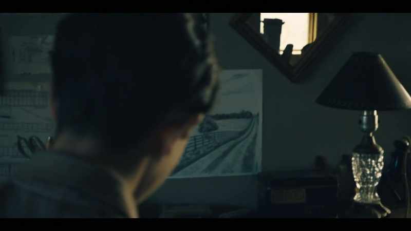 (SCRIBBLING) -(FOOTSTEPS APPROACHING)
