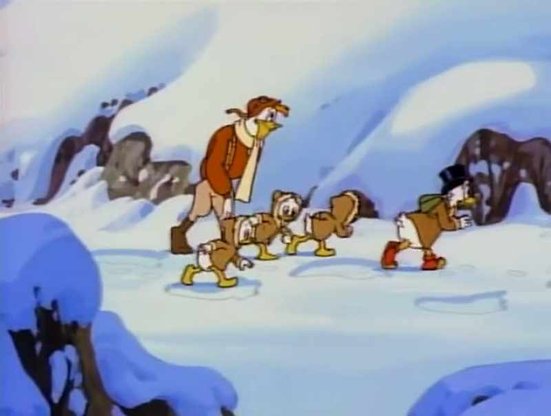 Scrooge conned the deed away