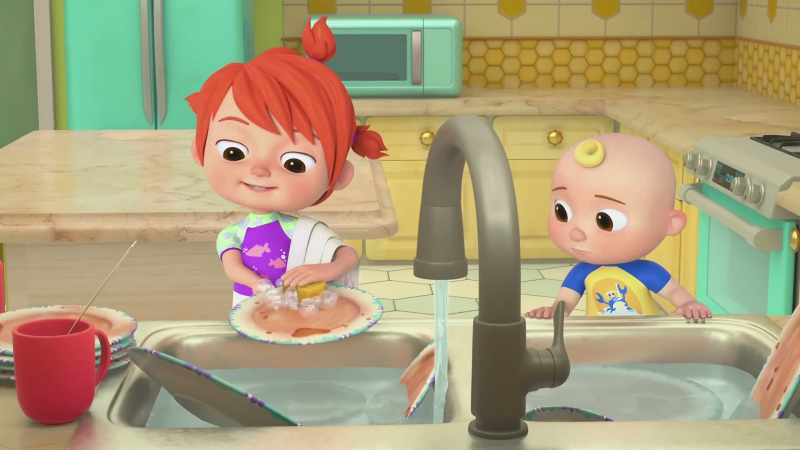 �� Scrub, scrub, scrub, rinse, dry ♪