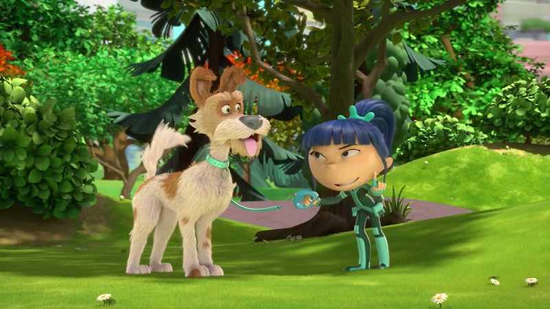 Scruffy, listen to my strong commanding voice