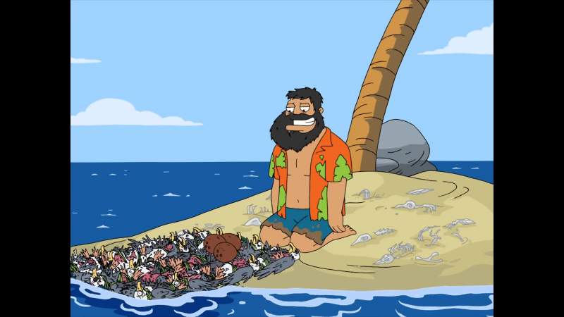 Seagull bones will make a fine raft