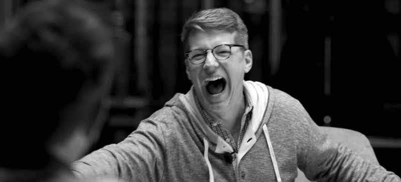 Sean's in charge of blocking. - Yeah, he really just pushed me back
