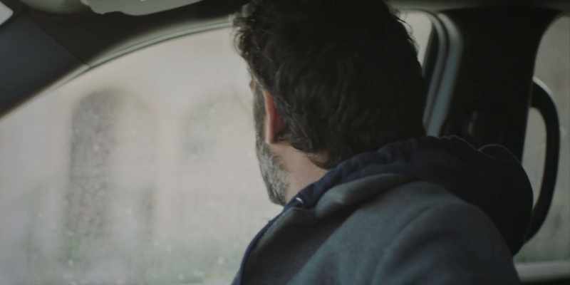 (seat belt pulls in) - (car door opens)