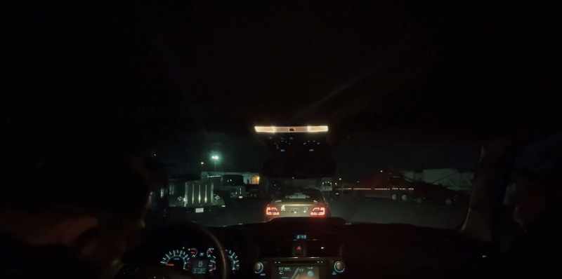 (seat belts unbuckling)
