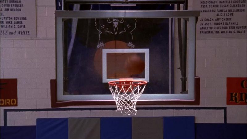 Second free throw's up. Oh, and he misses it!