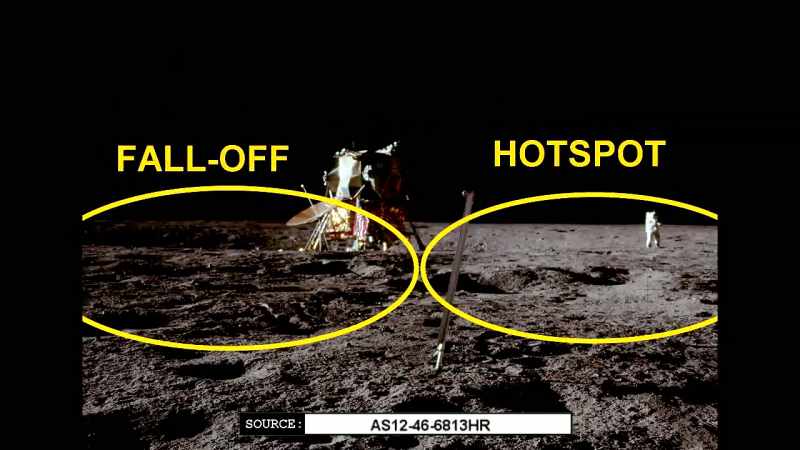 Secondly, NASA itself denies that the sand beneath