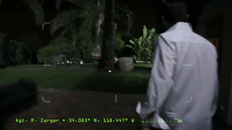 SECURITY MAN: Just one, a kid!