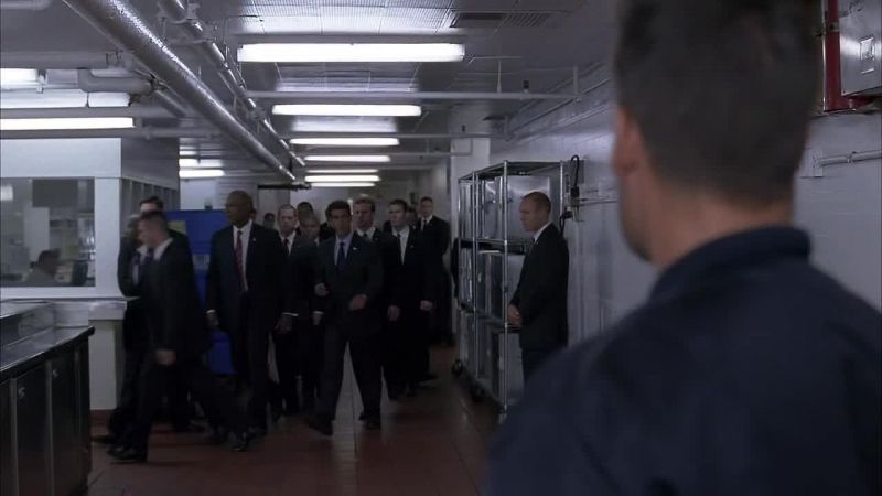 SECURITY: This way, Mr. President
