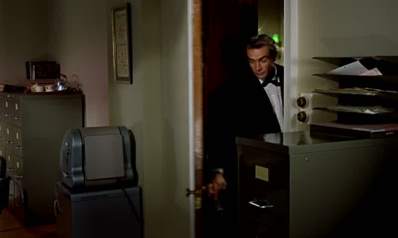 See if he's there, will you?