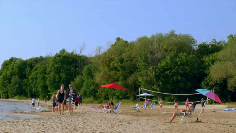 See, I'm at the beach in Canada