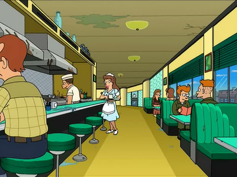 See that waitress?