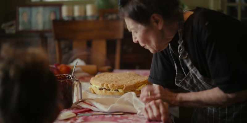 See, that's Grandma's old cake. I got to teach you how to make that
