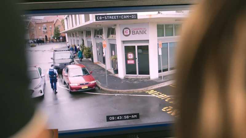 See, the kid's almost done robbing the bank