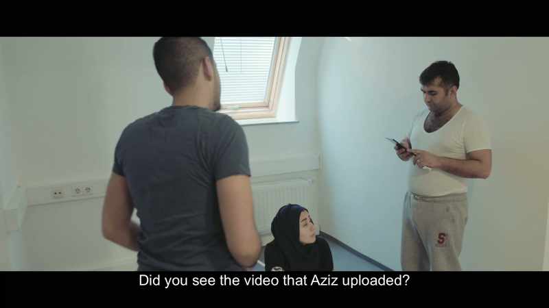 See the video Aziz uploaded? -No