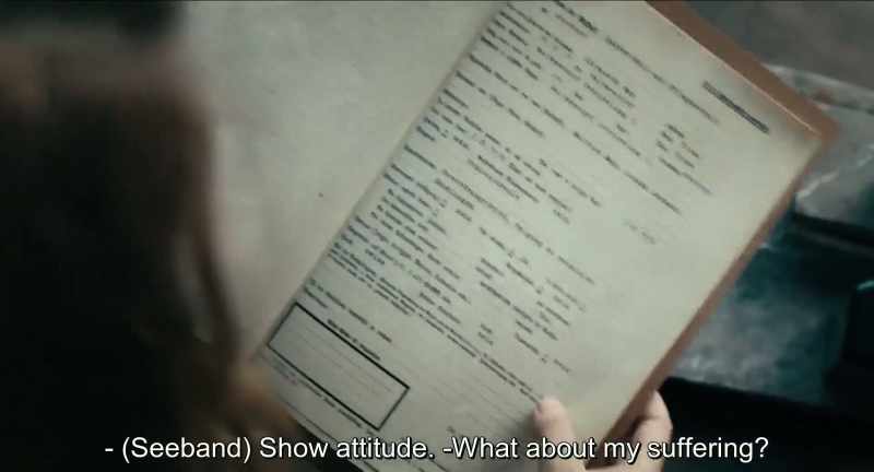 (Seeband) Show some respect. - what about my suffering?