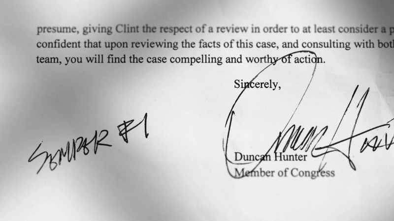 Semper Fi and sincerely, Duncan Hunter.