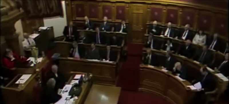 Senator Perchard has now admitted that on another occasion