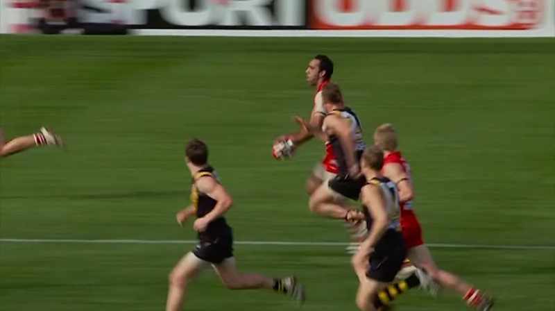 Sensational start from Adam Goodes!
