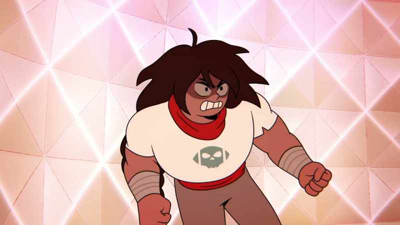 [Serena grunting]