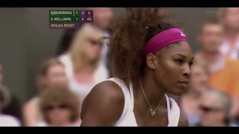 Serena loves to test people. And I think she was testing me