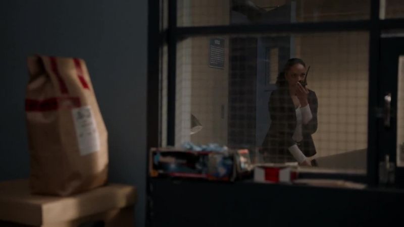Sergeant, this is Harper -- Evidence room door