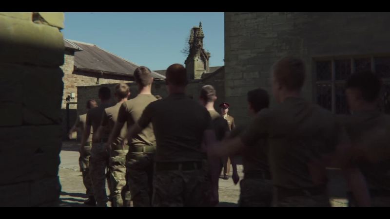 [sergeant] Left, right, left, right, left, right, left!