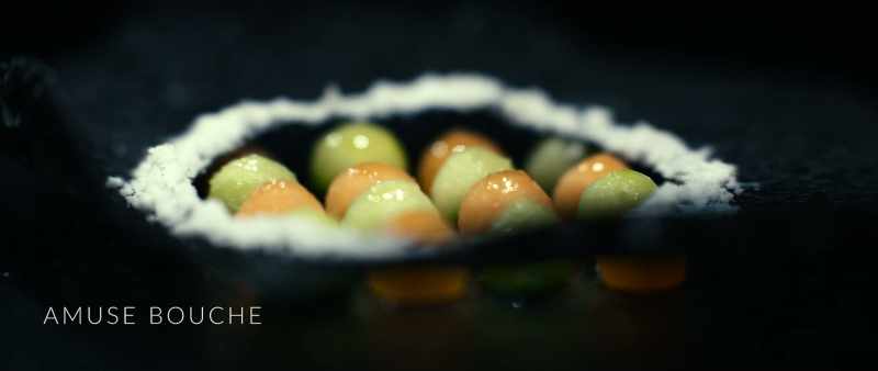 SERVER: Here we have a compressed and pickled cucumber melon