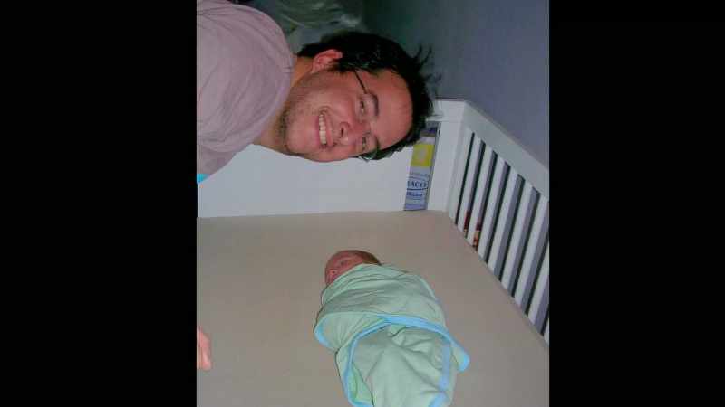 Seth went back to work two days after Zach was born