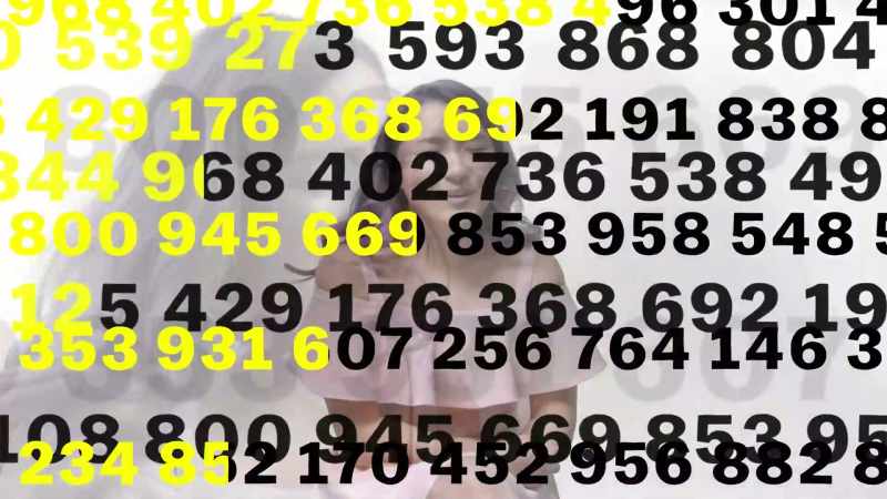 seven, six, five, eight... - ...four, seven, seven, nine