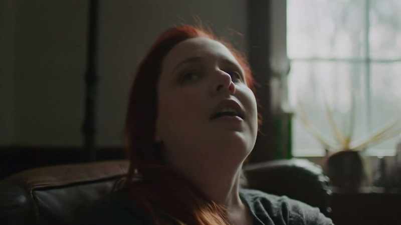 Shaky for a second. (exhales)