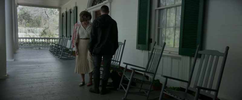 Shall I go and change? - No, porch is just fine