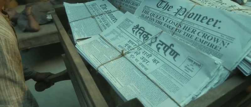 'Shamshera steals the Queen's crown.'