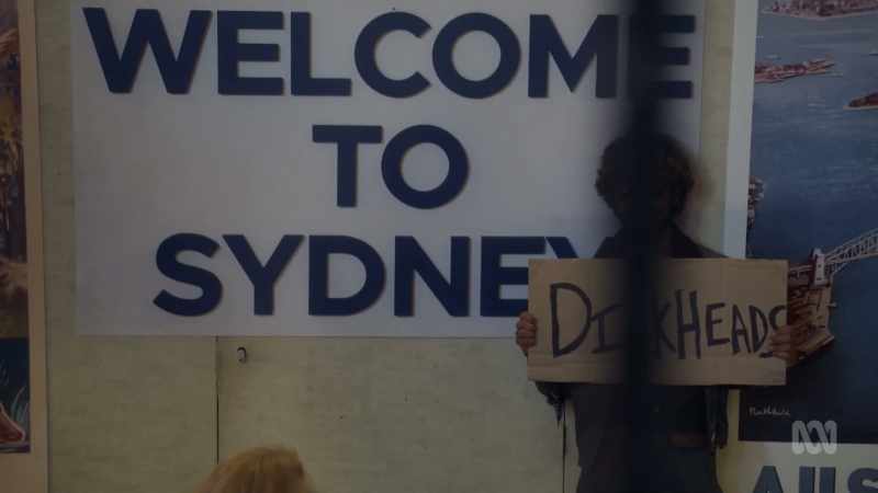 SHARPIE: (LAUGHS) Ah! Here he goes!