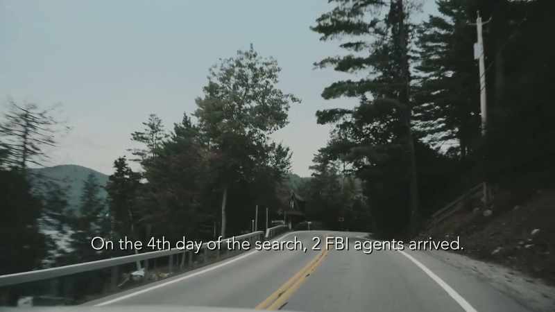 SHAUN: The FBI, according to their protocol, doesn't search for missing people