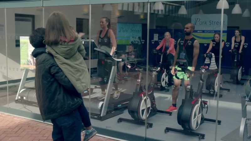 She has a thing about watching women on treadmills